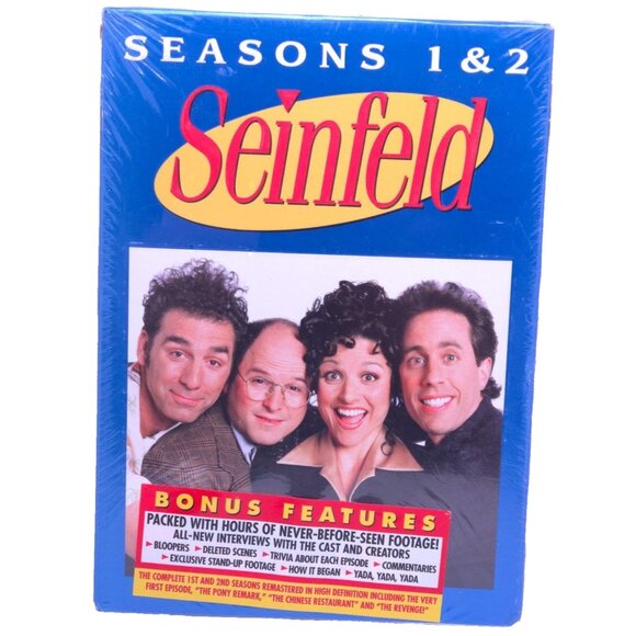 Seinfeld Seasons 1 & 2 DVD Box Set New - Picture 1 of 7